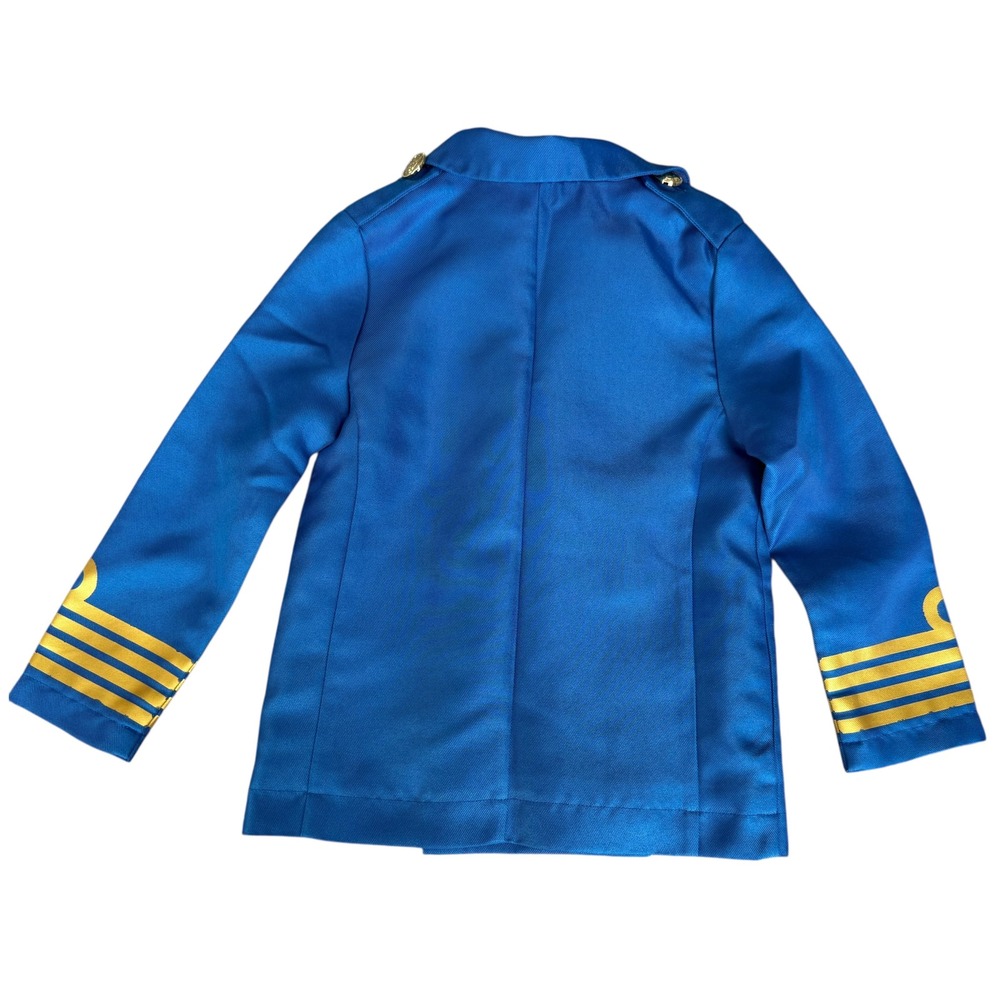 Disney Cruise Line Captain Costume Blazer Jacket Blue Gold Anchor Kids XS - Picture 5 of 8